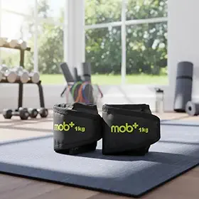 Par Caneleira Tornozeleira Mob+ Fitness Peso 1 Kg