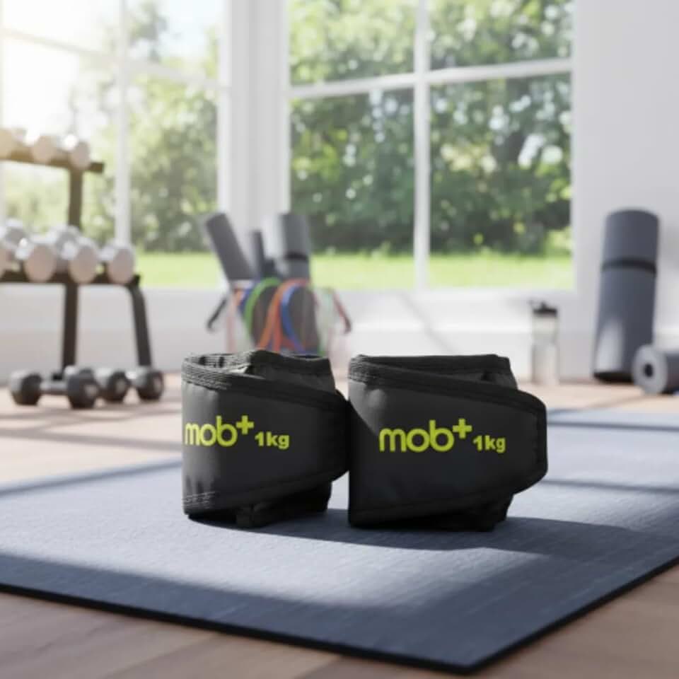 Par Caneleira Tornozeleira Mob+ Fitness Peso 1 Kg