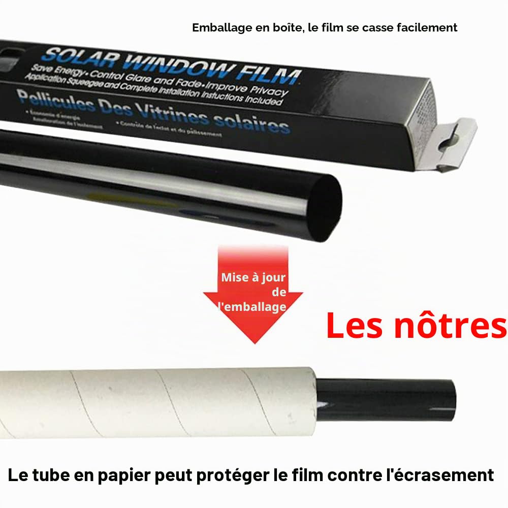 ETOPARS 76cm x 3m 5% VLT Film de Teinte de Vitre Voiture Film de Fenêtre Film Teinté Autocollant Verre Film Solaire Teinté Fumée Véhicule
