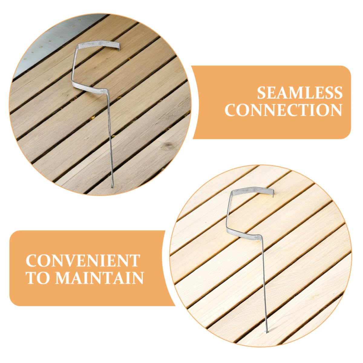 Zerodeko Soportes para Canalones de 200 Mm, Juego de 6 Unidades, Soporte Metálico Resistente para Techo, Rejilla para Canaletas de Lluvia, Colgador de Techo para Bajante de Agua, Uso
