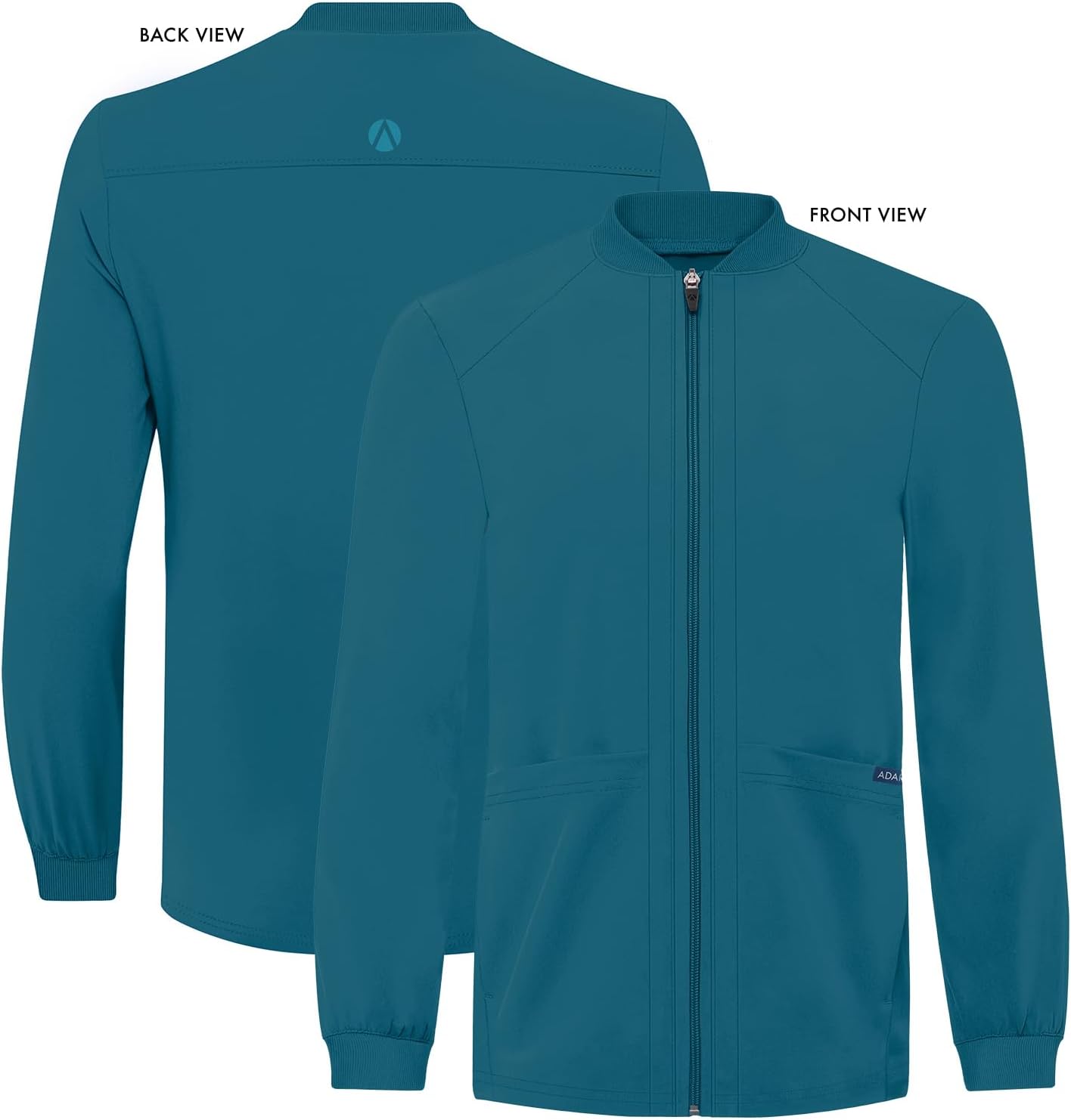 Adar Addition Scrubs for Men - Zippered Bomber Scrub Jacket - Image 5