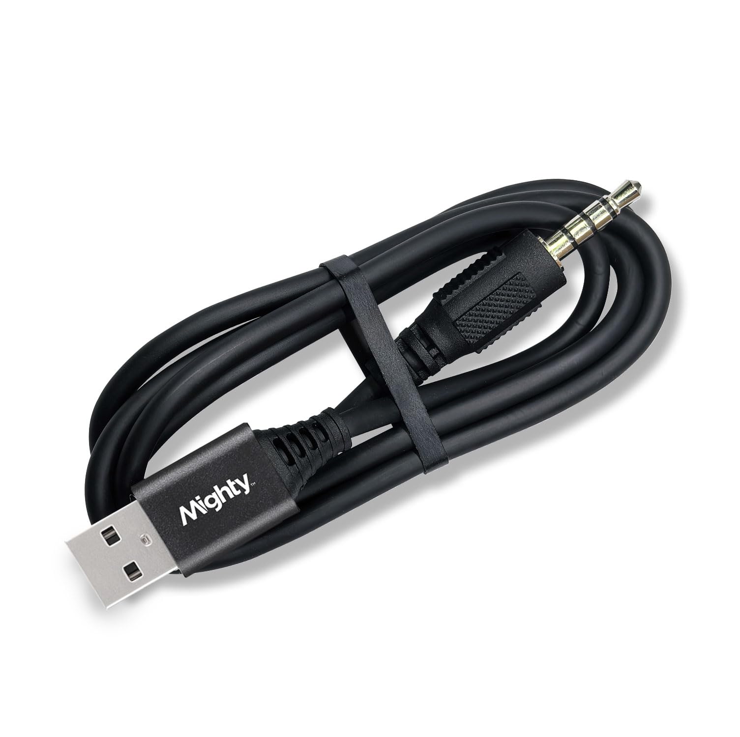 Mighty Type-A Charging Cable - The Official Charging Cable, USB Type-A to 3.5mm Headphone Jack (Extended Length - 29.5" (75 CM)
