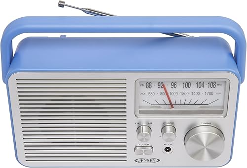 Miniatura 4 de JENSEN MR-750-BL MR-750 Radio AM/FM portátil (azul)