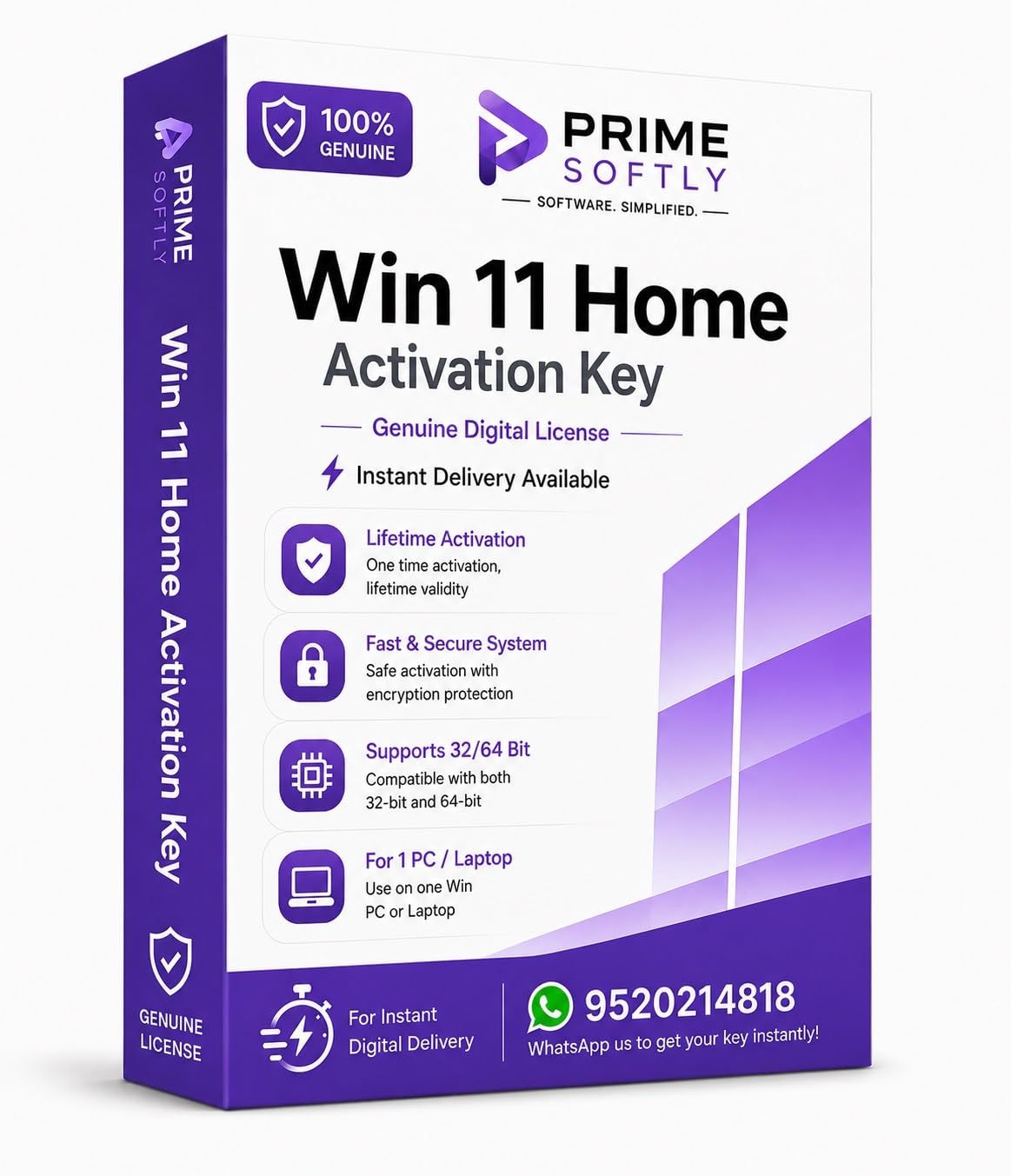 Premium Win 11 Home Activation License Digital Product Key Compatible with 32 Bit and 64 Bit-image-18