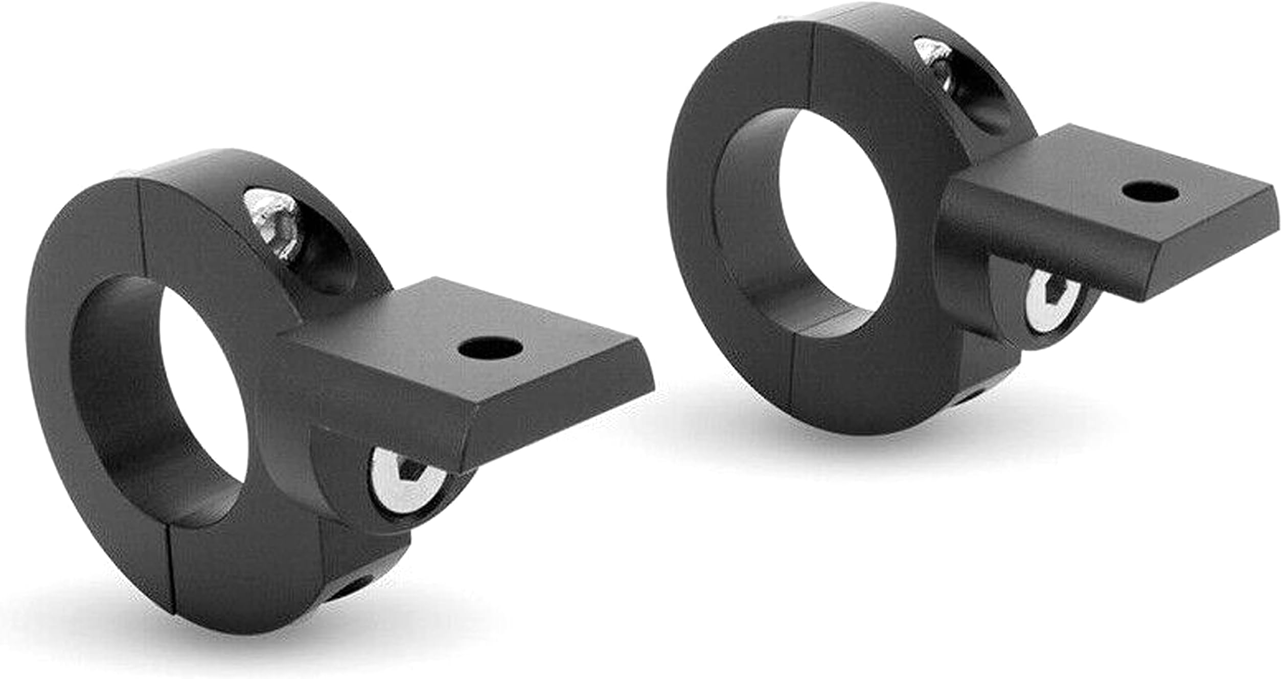 Alchemy Parts Motorbike Spotlight Fog Light Brackets Universal Mounting Tube Driving Light Clamps for 22mm to 28mm (7/8" to 1 1/8" inch) Engine Crash Bars 2Pcs