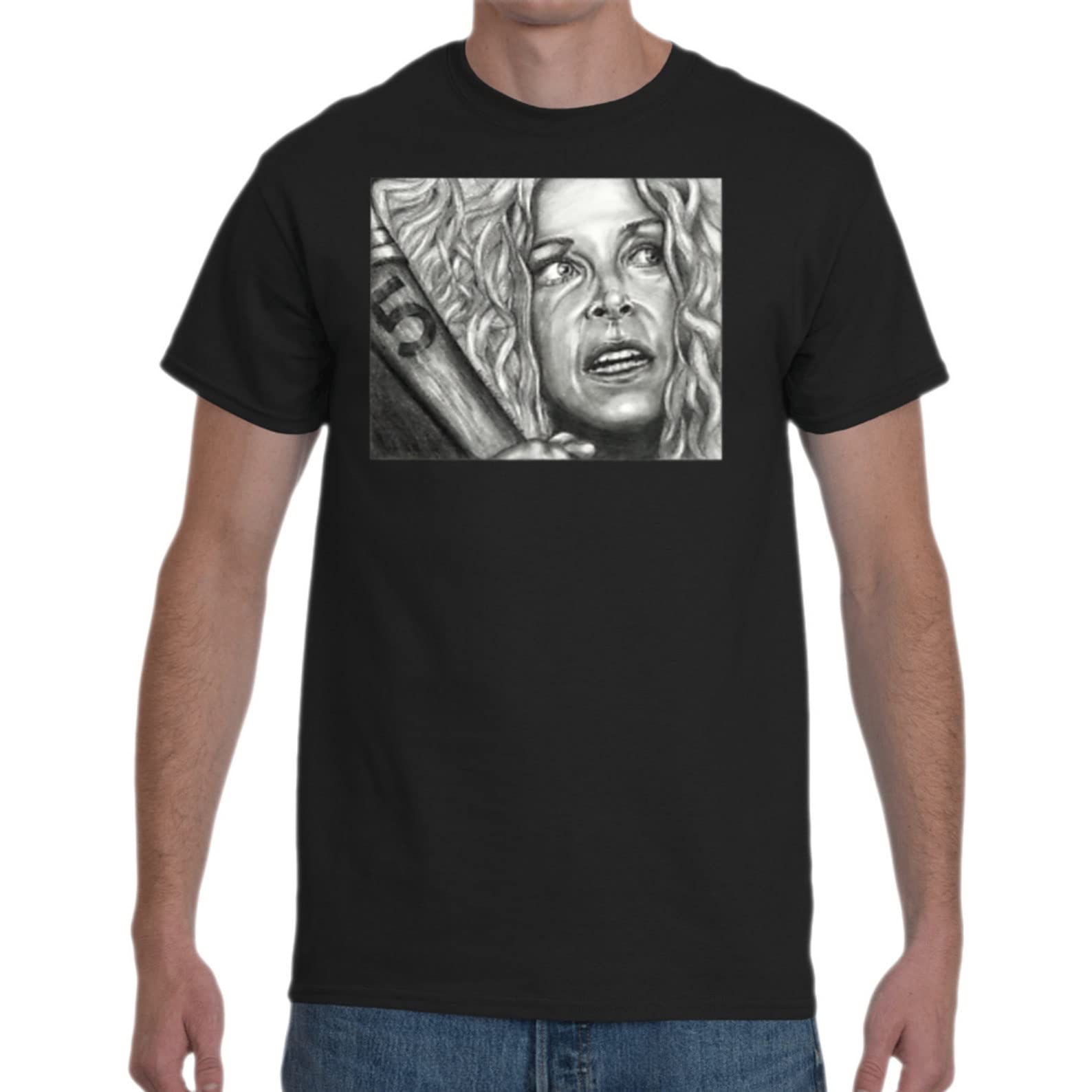 Portrait T-Shirt :"500 to 1" - Artwork By Living Dead Girl Nicole