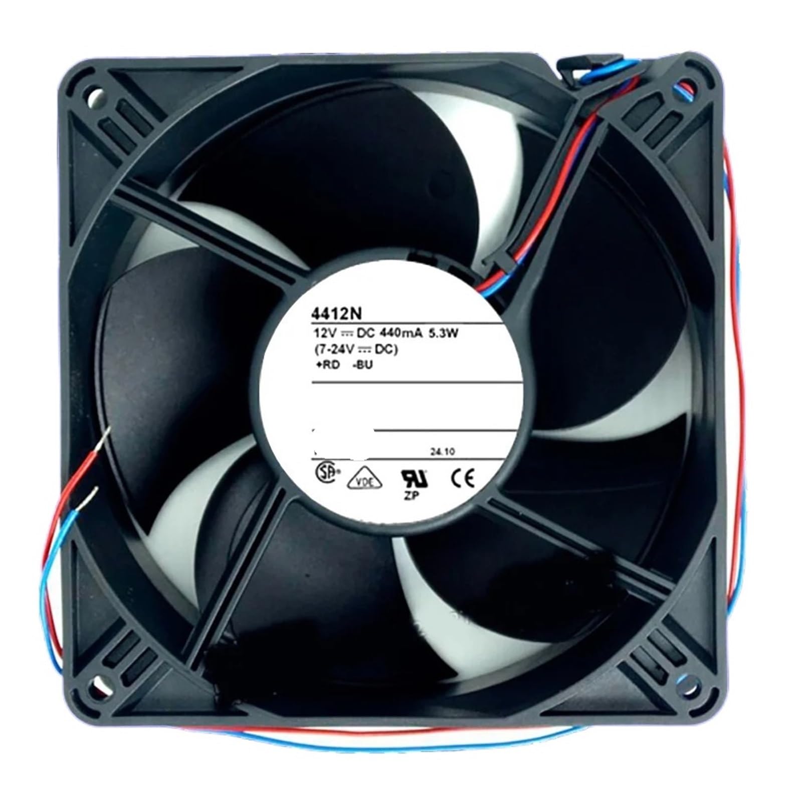 EAHWCXSD 4412N 4412N 12VDC 5.3W 11938 Cooling Fan 119 x 119 x 38 mm