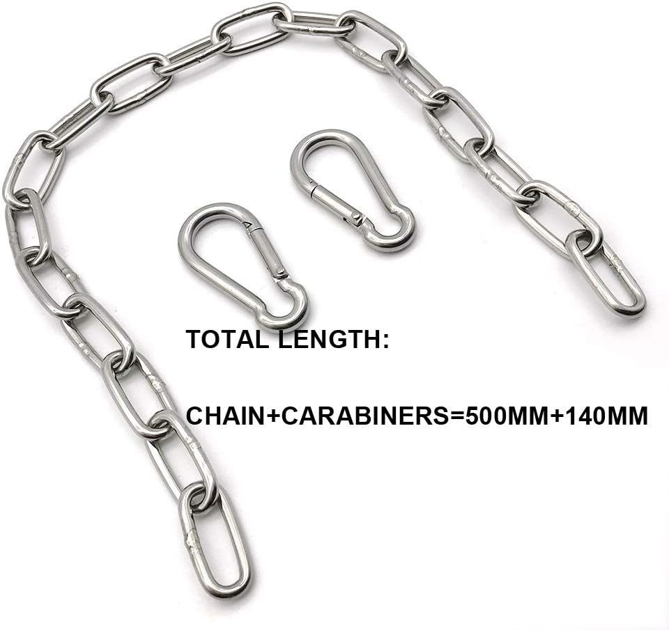 Heavy Duty Stainless Steel Chain 550LB Capacity for Punching Bags Hanging Chair Hammocks Swing Trapeze Yoga 1 61VOQCY5apL. AC SL1001
