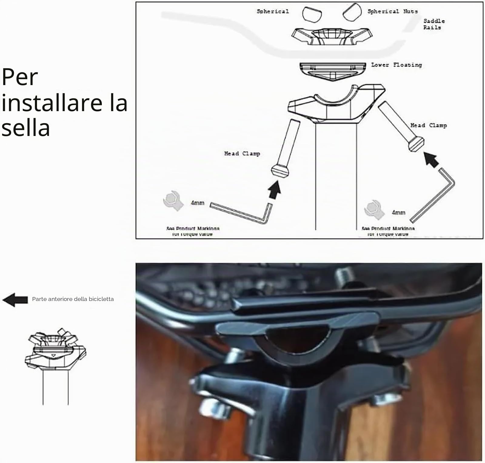 Reggisella Telescopico Ammortizzato 30,9/31,6 mm, Tubo Sella Regolabile Idraulico con Percorso Interno per Bici da Città ed Elettrica