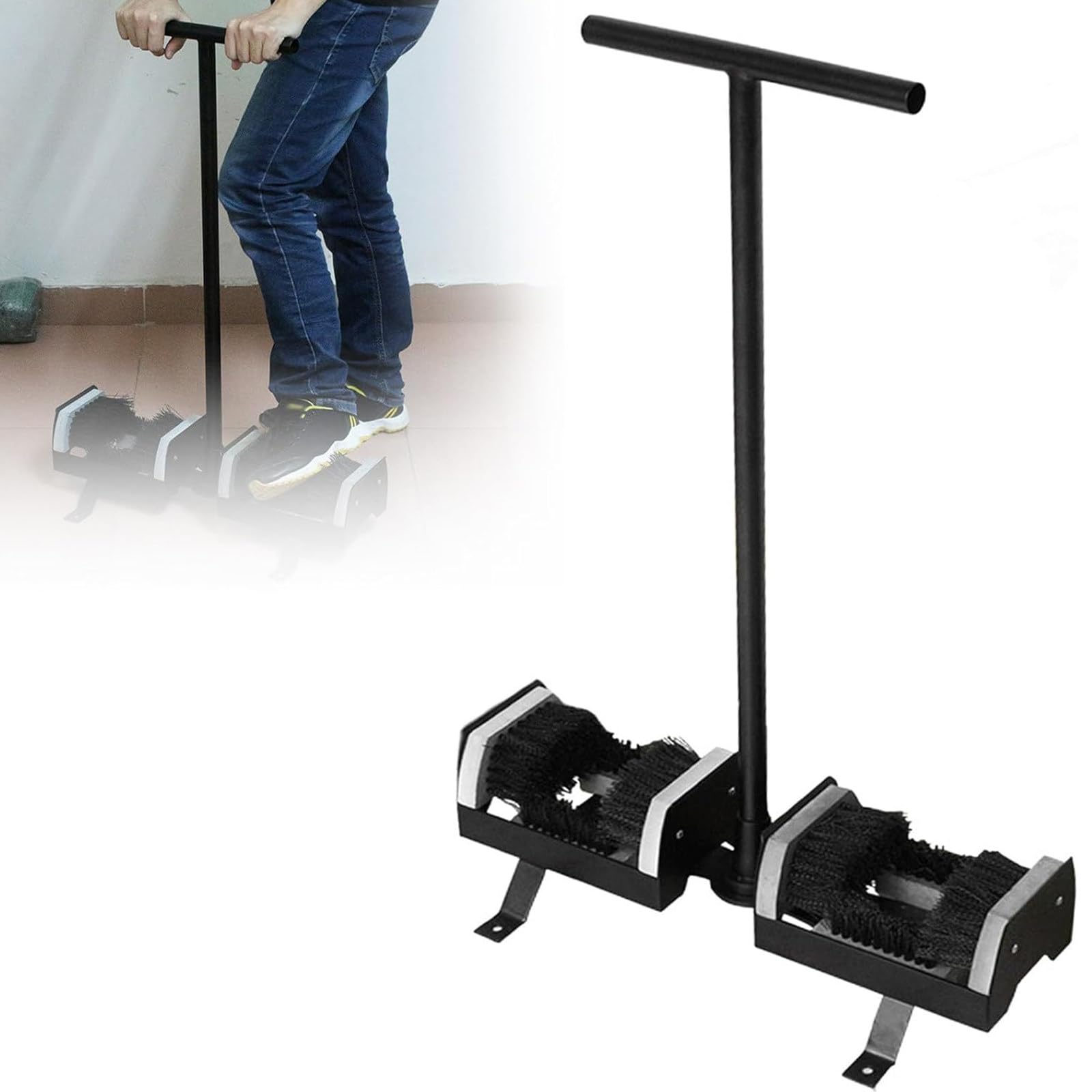 Lave Bottes Grattoir à Semelles,Brosse Nettoyage Grattoir Chaussures Extérieur,Grattoir Chaussures Extérieur,Brosse Grattoir Bottes Robuste,Outil Nettoyage