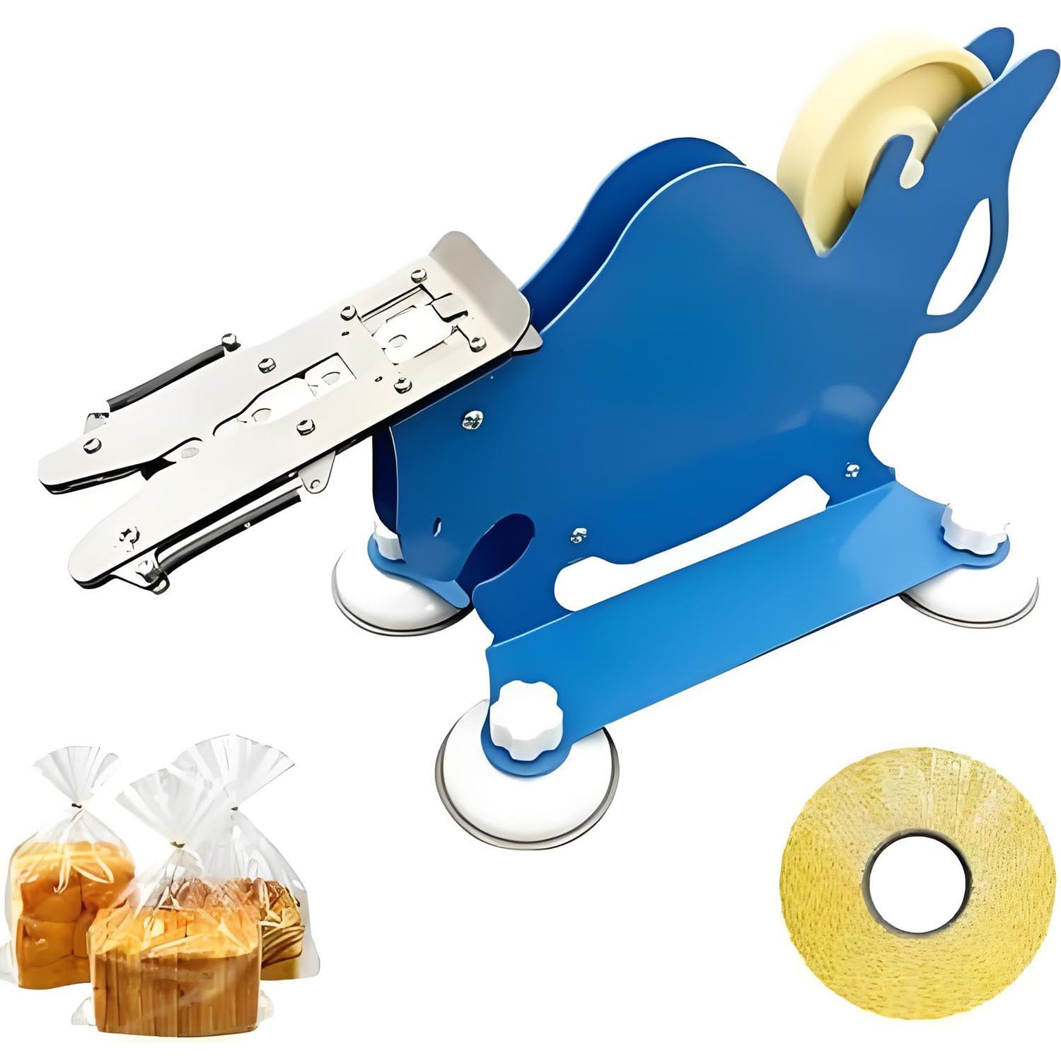 AiODiO Bread Bag Sealing Tool, Manual Comes with 1 clasp roll.