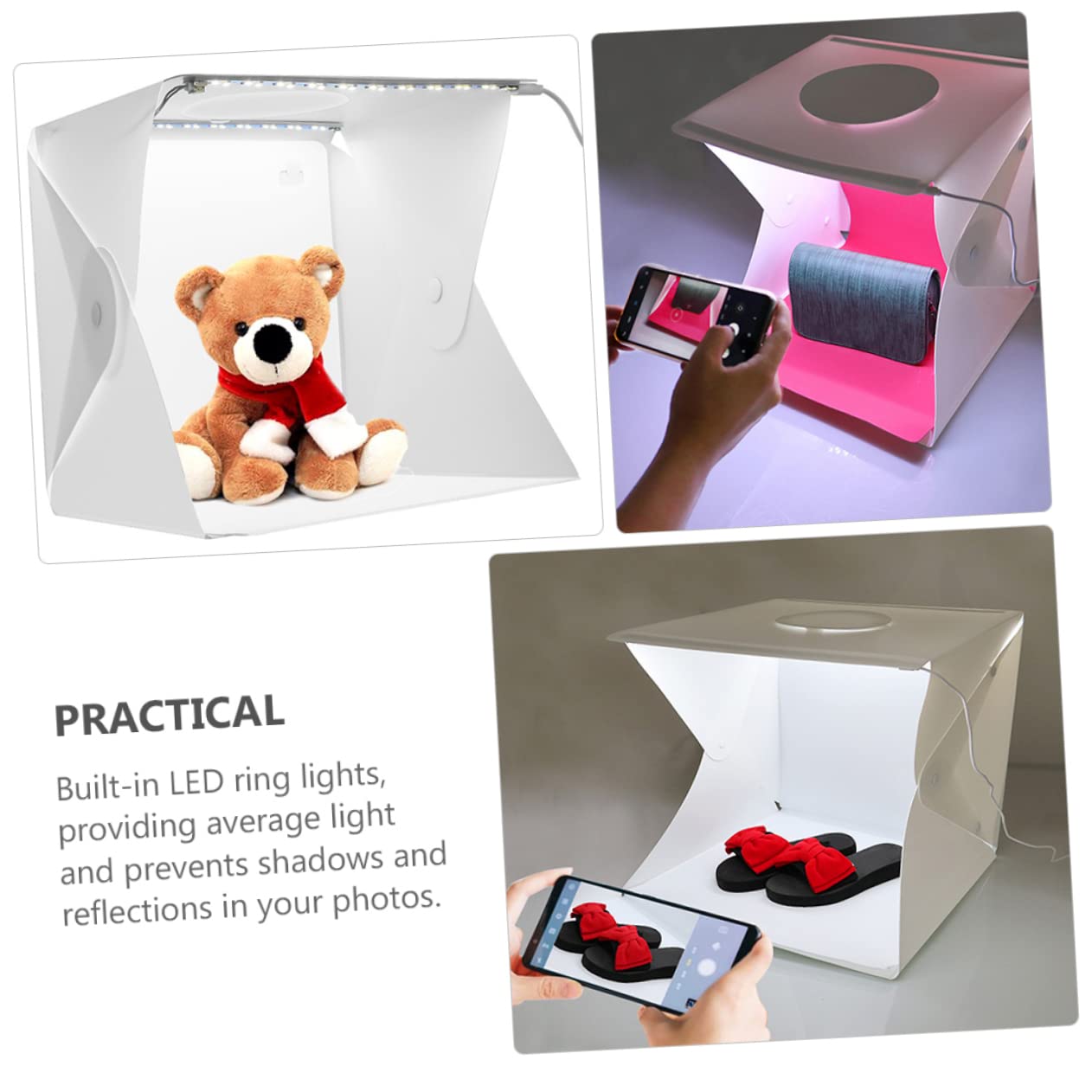 Petit Caisson Photo Lumineux pour Présentation De Produits Caisson Lumineux pour Toile De Fond De Photographie