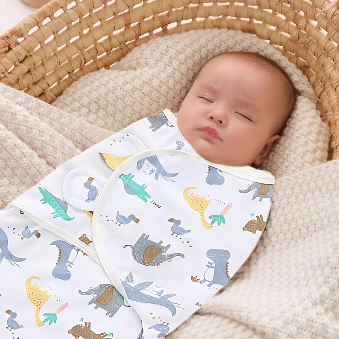 Transition Swaddle Sacco Nanna Neonato In Cotone Biologico