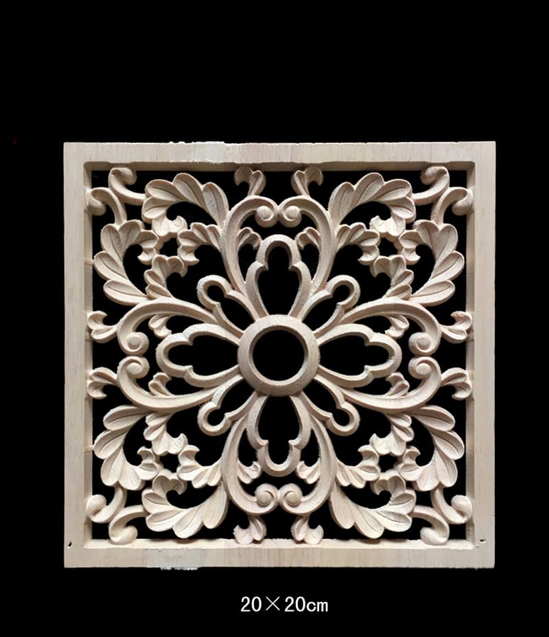 壁掛け　木彫 Amazon.co.jp: 木製アップリケ 家具アップリケ20 センチメートル