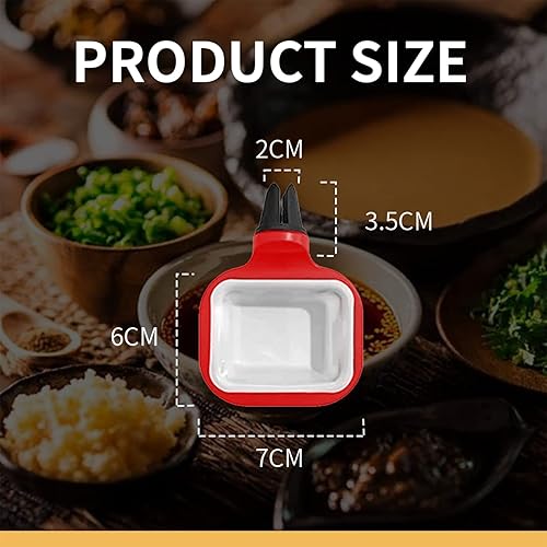 Miniatura 7 de Paquete de 2 soportes para salsa de automóvil, clip de ventilación, soporte de salsa en el automóvil para sumergir salsas y ventilación de