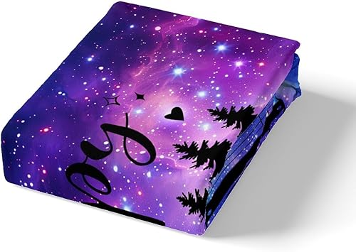 Miniatura 4 de Galaxy Camper - Juego de ropa de cama tamaño Queen, juego de funda de edredón con diseño de bocetos de camping feliz para niños, regalo de