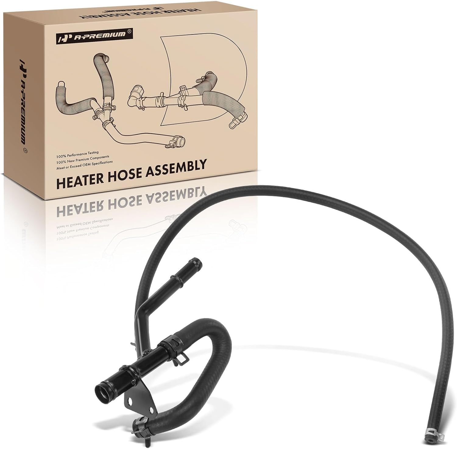 A-Premium HVAC Heater Hose Pipe Line Assembly Compatible with Ford F-150 F150 2005 2006 2007 2008, 4.2L