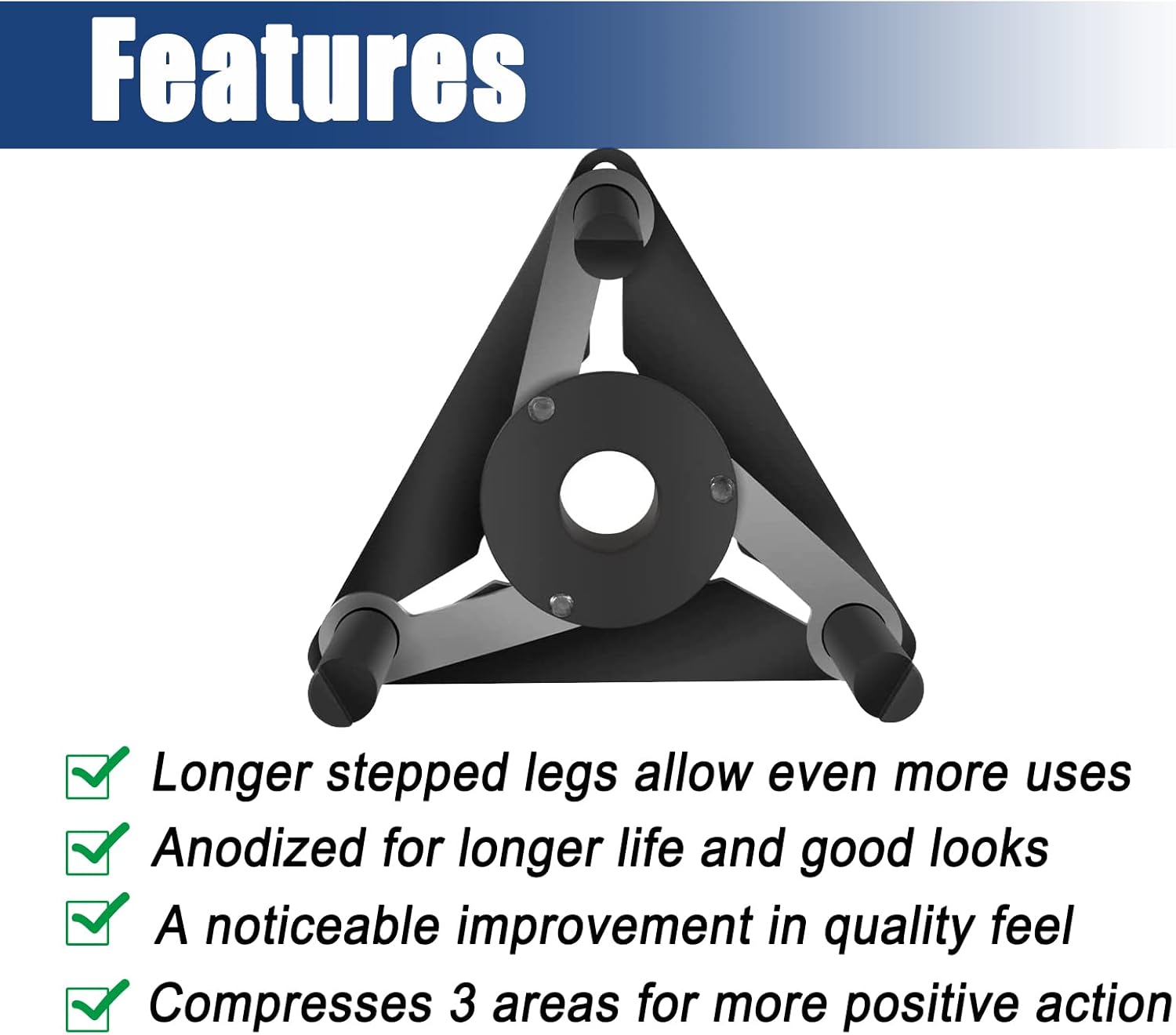 YMT T-0171-J Heavy Duty Transmission Clutch Drum Spring Compressor 3 Area Adjustable Adapter Tool for Foot-Press or Drum Buddy