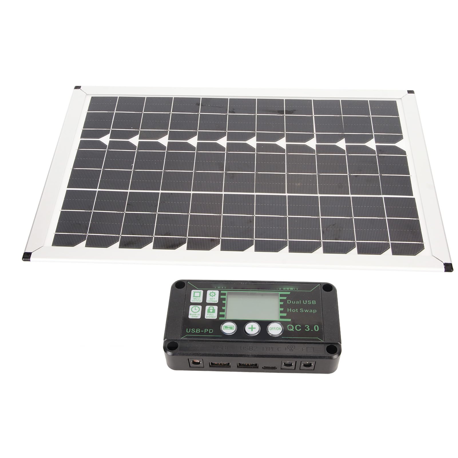 Cocoarm Panel Słoneczny 100W z Kontrolerem MPPT, Inwerter 220W