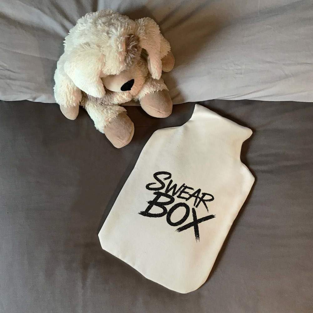 'Swear Box' Hot Water Bottle Cover (HW00039155)