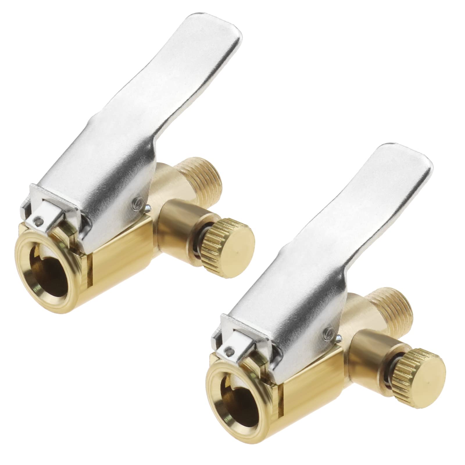 2 szt. adapter zaworu pompy do opon zamiennik dźwigni zaworu samochodowego wtyczka mosiężny zawór opony klips do pompy powietrza akcesoria do samochodów ciężarowych