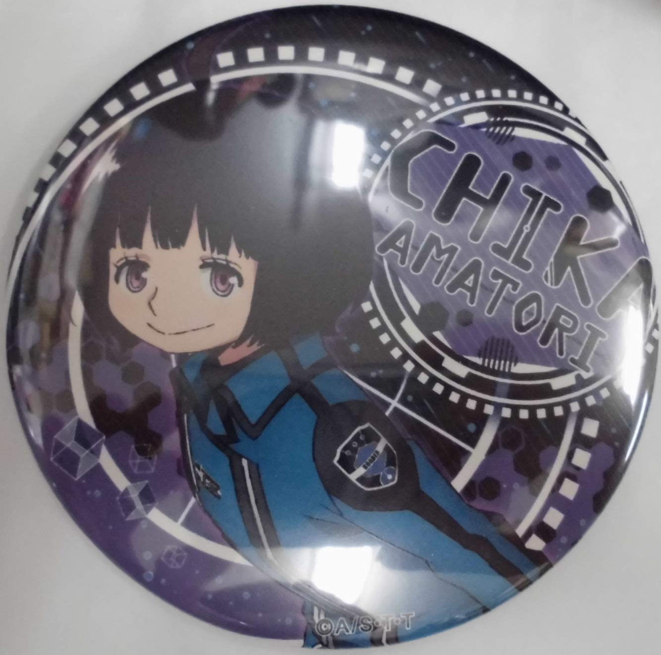 ワートリ 雨取千佳 缶バッジ FaNeMa / ワールドトリガー ふりむきゅん 缶バッジ 雨取 千佳