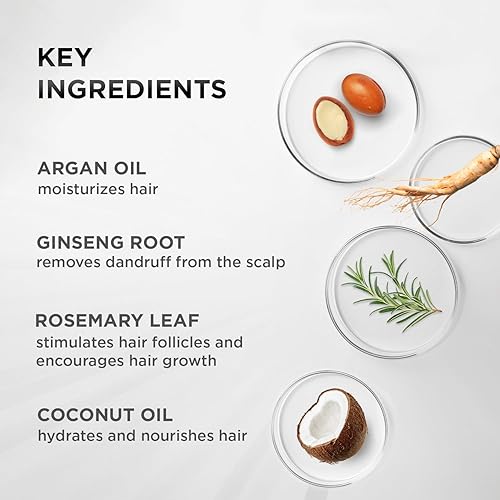 Miniatura 9 de Moehair Champú Hair Guard de 12 onzas líquidas para tratamiento de pérdida de cabello  Vinagre, sidra de manzana, aceite de argán y ginseng