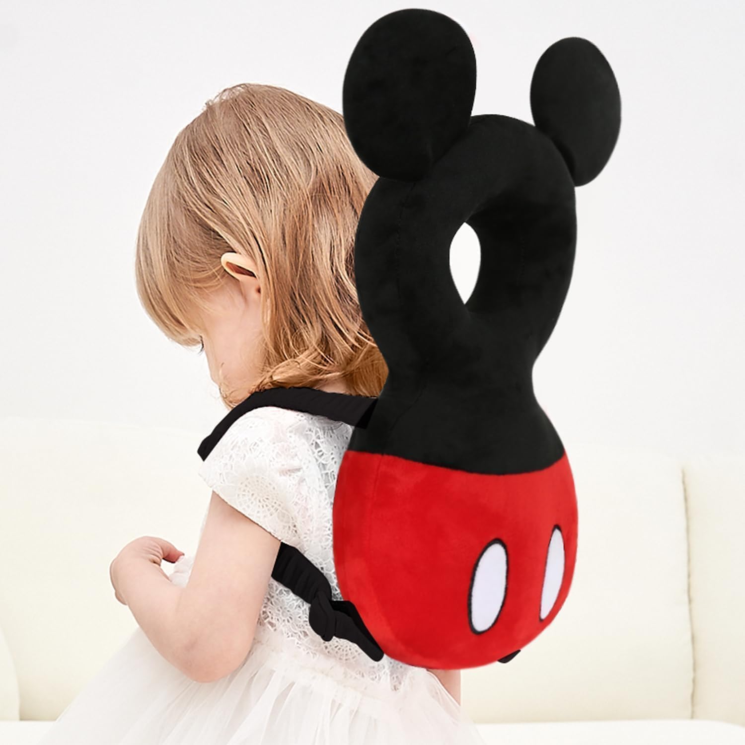 Baby Head Protector Backpack, Toddlers Head Safety Pad Cushion, Adjustable Back Protection for Crawling & Walking, Age 4-24Months