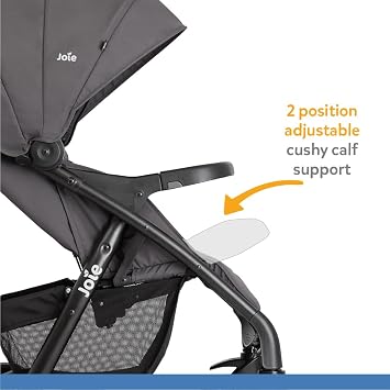 Joie Muze Tam Özellikli Bebek Arabası - 5 Noktalı Koşum Takımı ile Kompakt Katlanır Bebek Arabası, Seyahat Sistemi Uyumlu, Yalan Düz Yatar ve 22 kg veya 4 Yaşına Kadar Doğum İçin Uygun