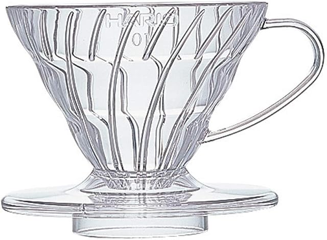 HARIO V60 Plastic Coffee Dripper, Size 1