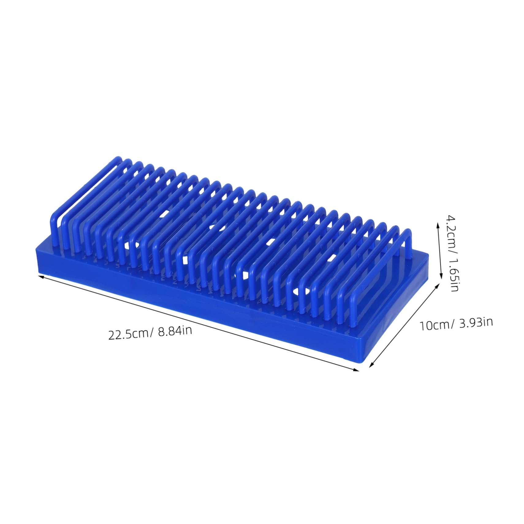 MAGICLULU Porte-Lames de Laboratoire Plastique Support pour Lames de Microscope avec Égouttoir à Plusieurs Niveaux Séchoir à Lames Compact