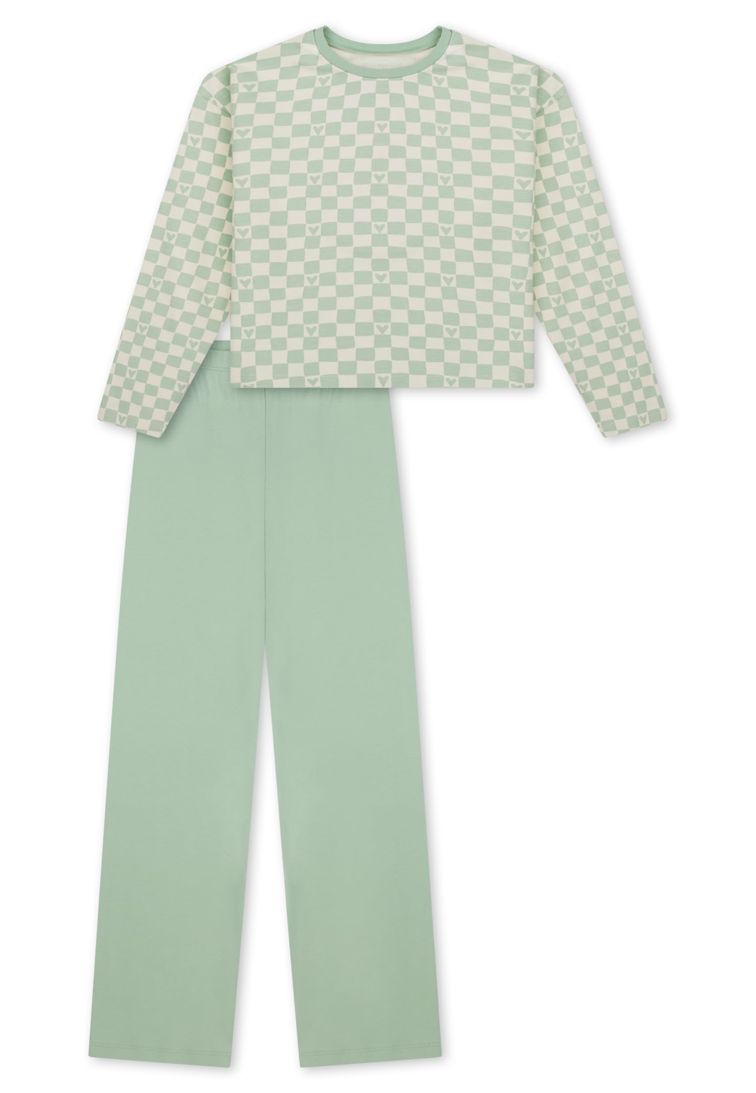 Schiesser Mädchen Schiesser Mädchen Schlafanzug Set Pyjama Lang Ohne Bündchen 100% Baumwolle - Größe 98 Bis 176 Pyjamaset (1er Pack)