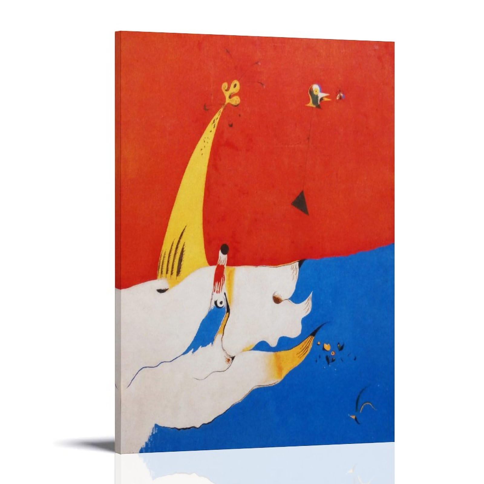 Cambos Frame-Style Joan Miro Famous Painters' Works（Landscape）Printing Posters Decorative Painting Canvas Wall Art Living Rooms Bedroom Painting 12X18inch(30X45cm)