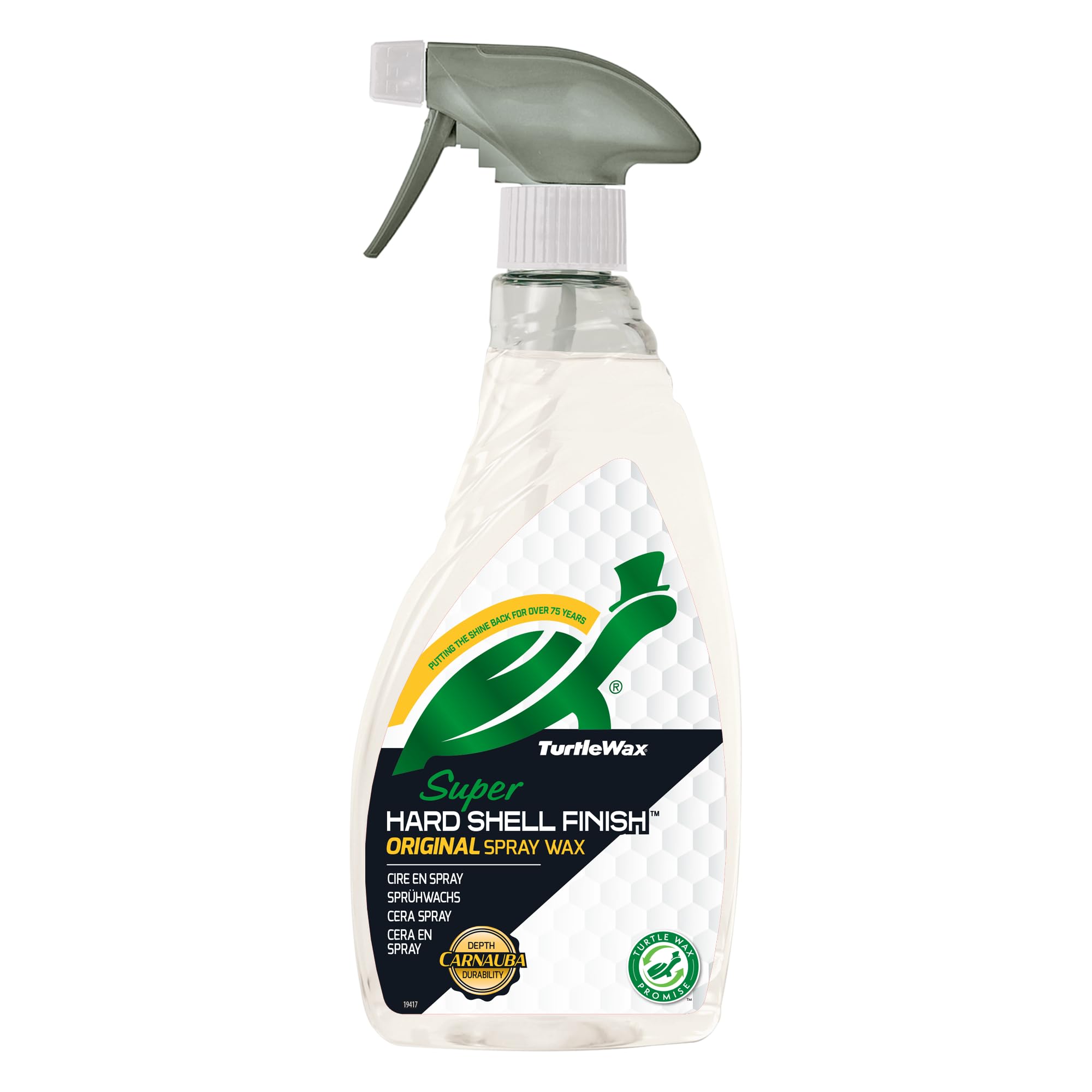 cera spray originale per auto con guscio super duro Turtle Wax