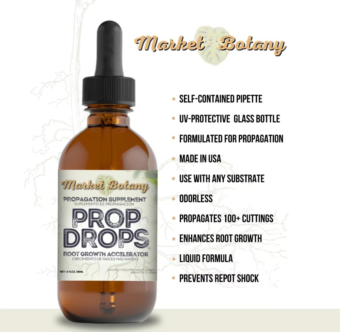 Prop Drops by Market Botany | Propagation Plant Drops to Promote Healthy Root Growth