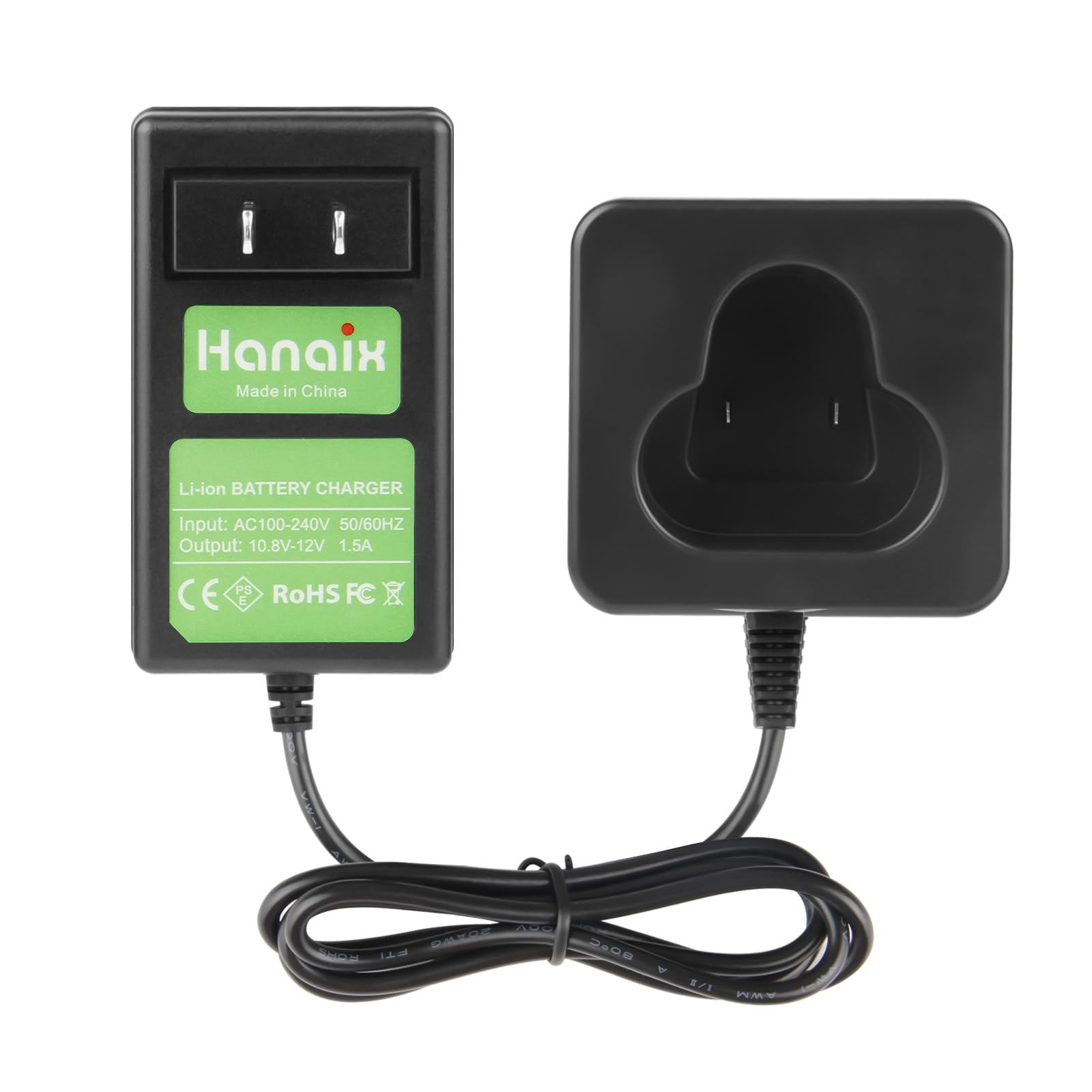 Hanaix 10.8V-12V Li-ion Charger for Makita BL1013 BL1014 194550-6 194551-4 195332-9 BL1014 CL100D CL100DW DF030D DF330D Battery