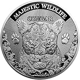 Pays: Samoa | Année: 2026 Cougar Majestic Wildlife 1 Kg Kilo Monnaie Argent 20$ Samoa 2026 Pièce