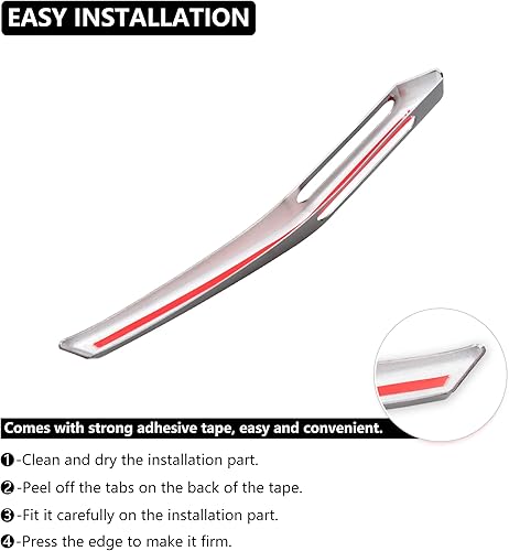 Miniatura 4 de Cubierta de mira de sendero para Ford Bronco 2 puertas 4 puertas 2021 2022 2023 2024 Accesorios cubierta de bisagra del capó del motor, manija de