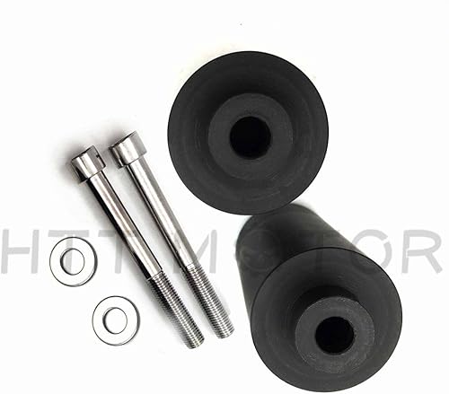 Miniatura 5 de HTTMT MT219-017-BK - Deslizador de marco extendido compatible con Yamaha Fz-6 Fz-6S 600 negro 2004-2012