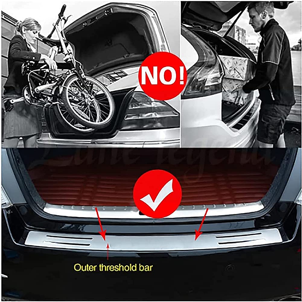Auto Paraurti Posteriore Guard per Buick Encore 2013-2018 In Acciaio Inox Anti-graffio Paraurti Posteriore Protector Tronco Davanzale Piastra di Coda Trim Guard Tronco Piastra di Coda Trim Accessori