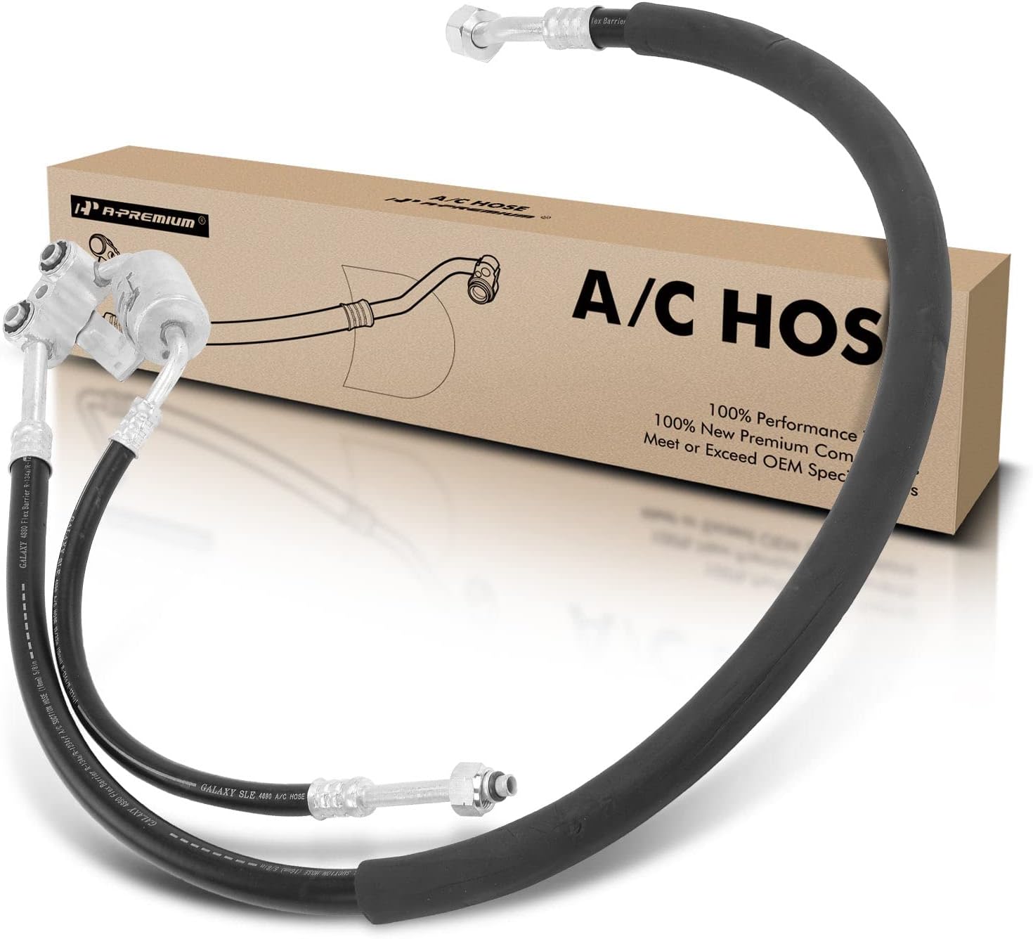 A-Premium A/C Suction and Discharge Hose Assembly Compatible with Chevrolet, GMC Models - Express Savana 1500/2500/3500 1996-2000, G10/G20/G30, G1500/G2500/G3500