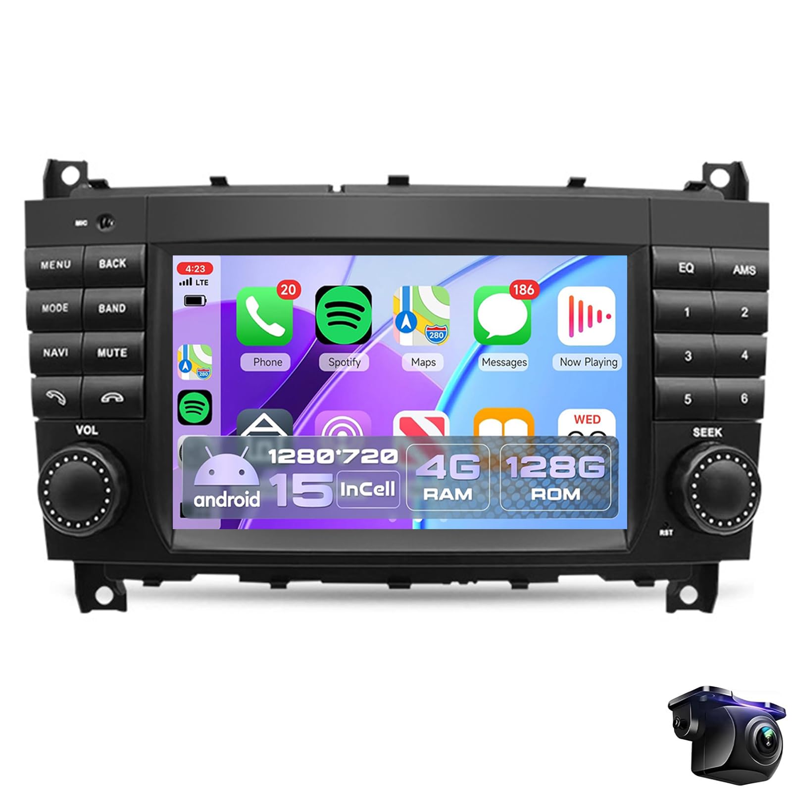 For Benz C Class W203 C200 C230 C240 C320 C350 2005-2009 Car Radio Stereo