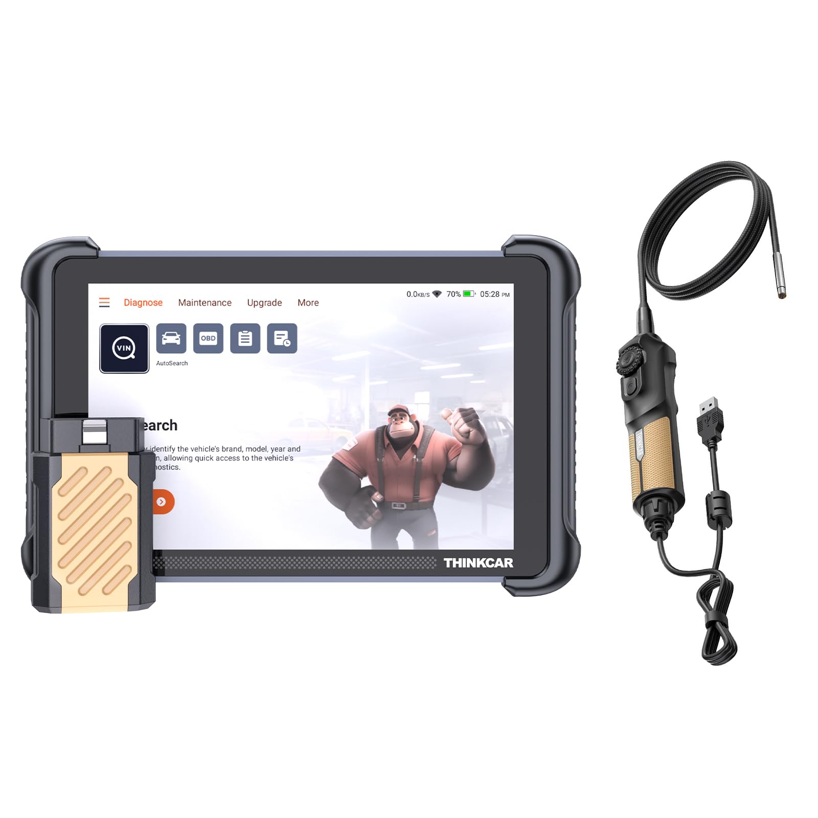 THINKSCAN 689BT + TES102 Endoscope Camera