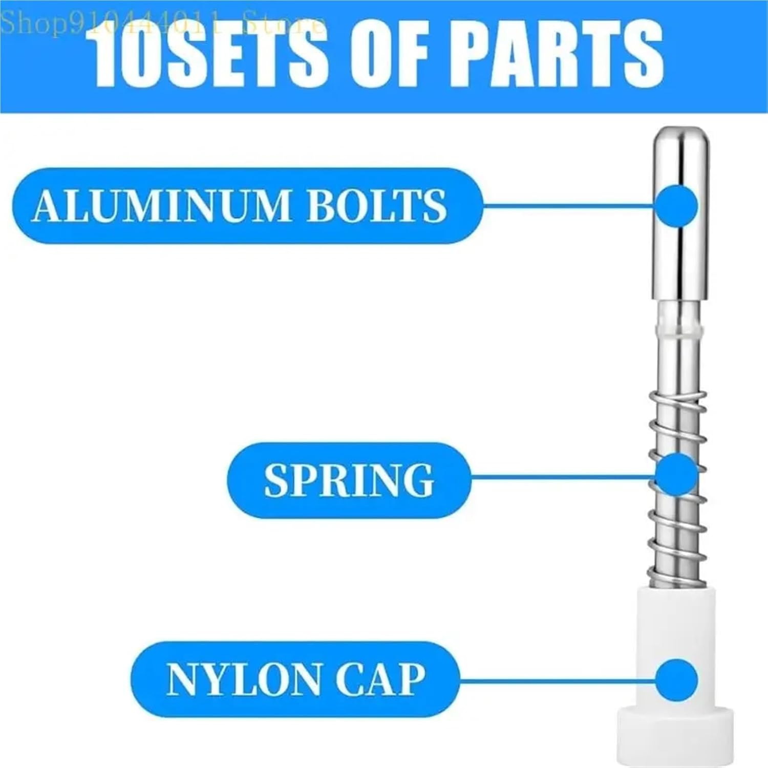Window Screen Plunger Latches 60 Pcs Corrosion Resistant Metal Screen Clips – Heavy Duty Spring Loaded Latches for Window Secure Fit
