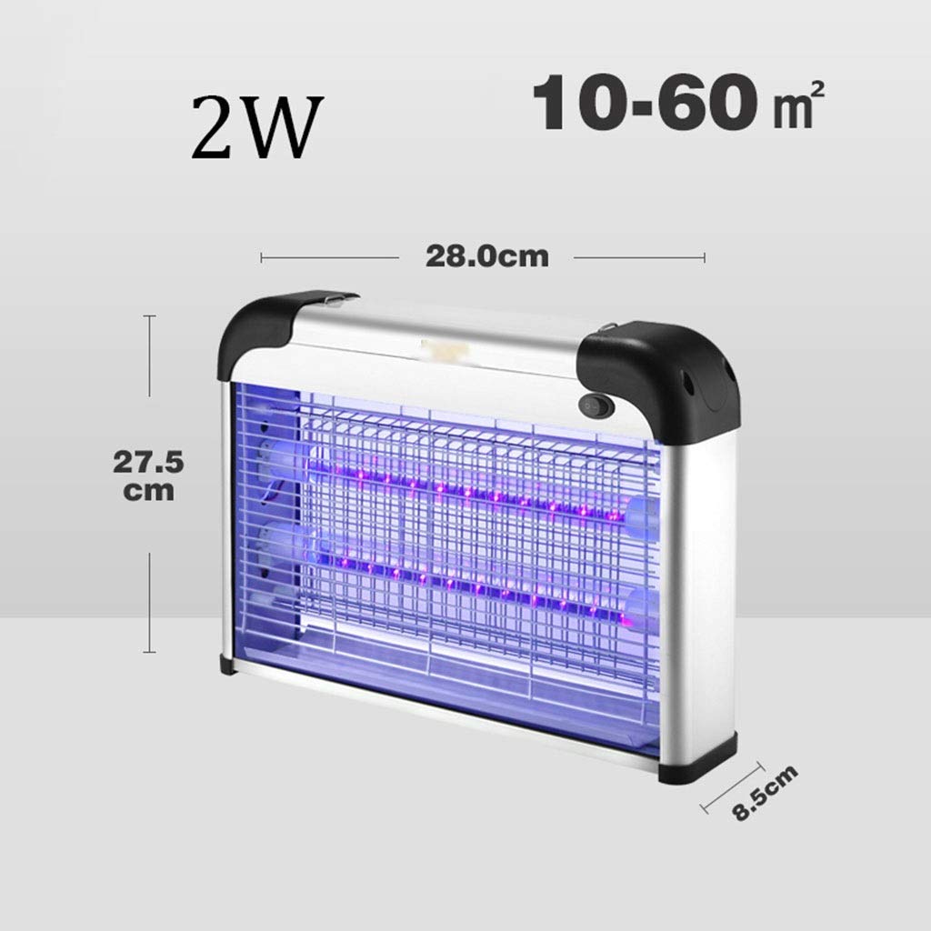 Trampa eléctrica para Mosquitos, lámpara antimosquitos LED UV para Interiores, Repelente de Insectos para el hogar y Negocios, silenciosa, Segura para niños, lámpara antimosquitos LED no tóx