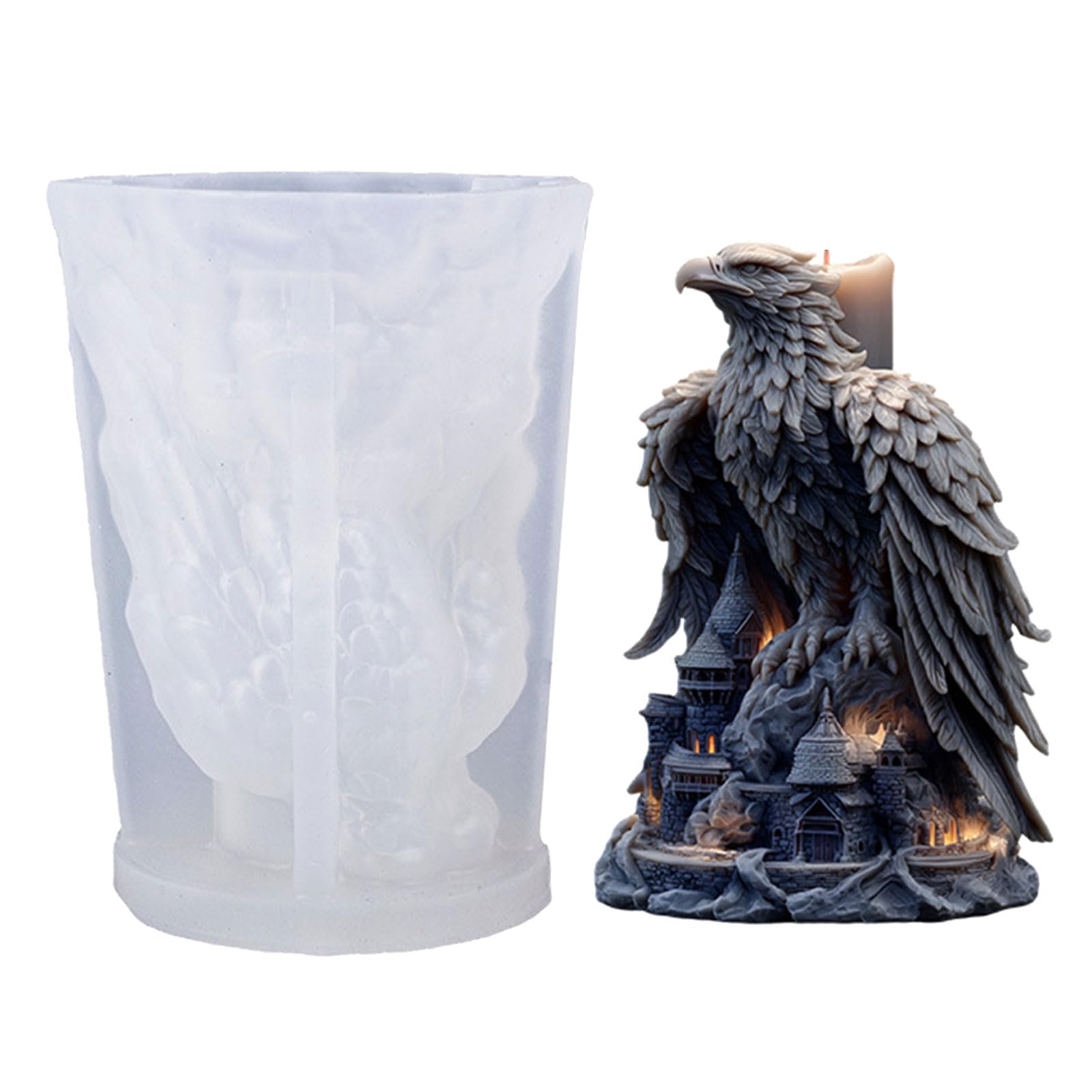 Kalttoy Detailed Accipiter and Castles Making Craft of Food Safe Silicone Party Decoration