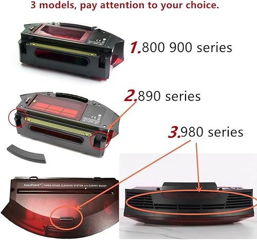 Miniatura 10 de Piezas de repuesto de reparación compatibles con IRobot Roomba 600700800900 E Series Robot Aspirador Accesorios de Mantenimiento (Sensores de