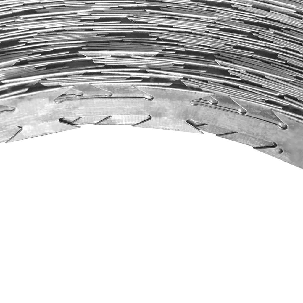 Brokky Alambre de púas Concertina Acero galvanizado 500 m Alambre De Espino Galvanizado