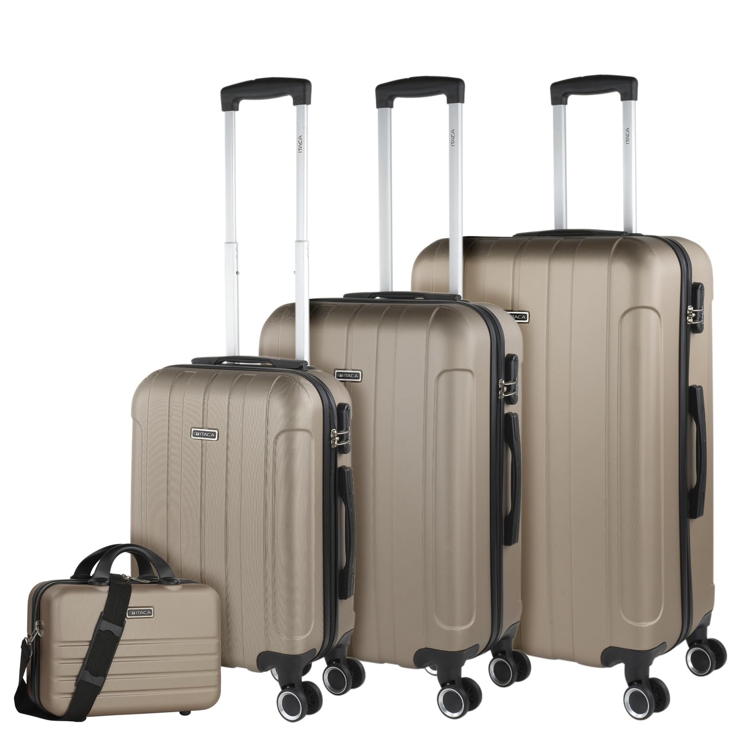 ITACA - Maleta Mediana con 4 Ruedas Giratorias para Viajes Largos Tipo Trolley Ideal como Maletas de Viaje Grandes 23 Kilos y Maleta Viaje Mediana Resistentes, Amarillo — view 14