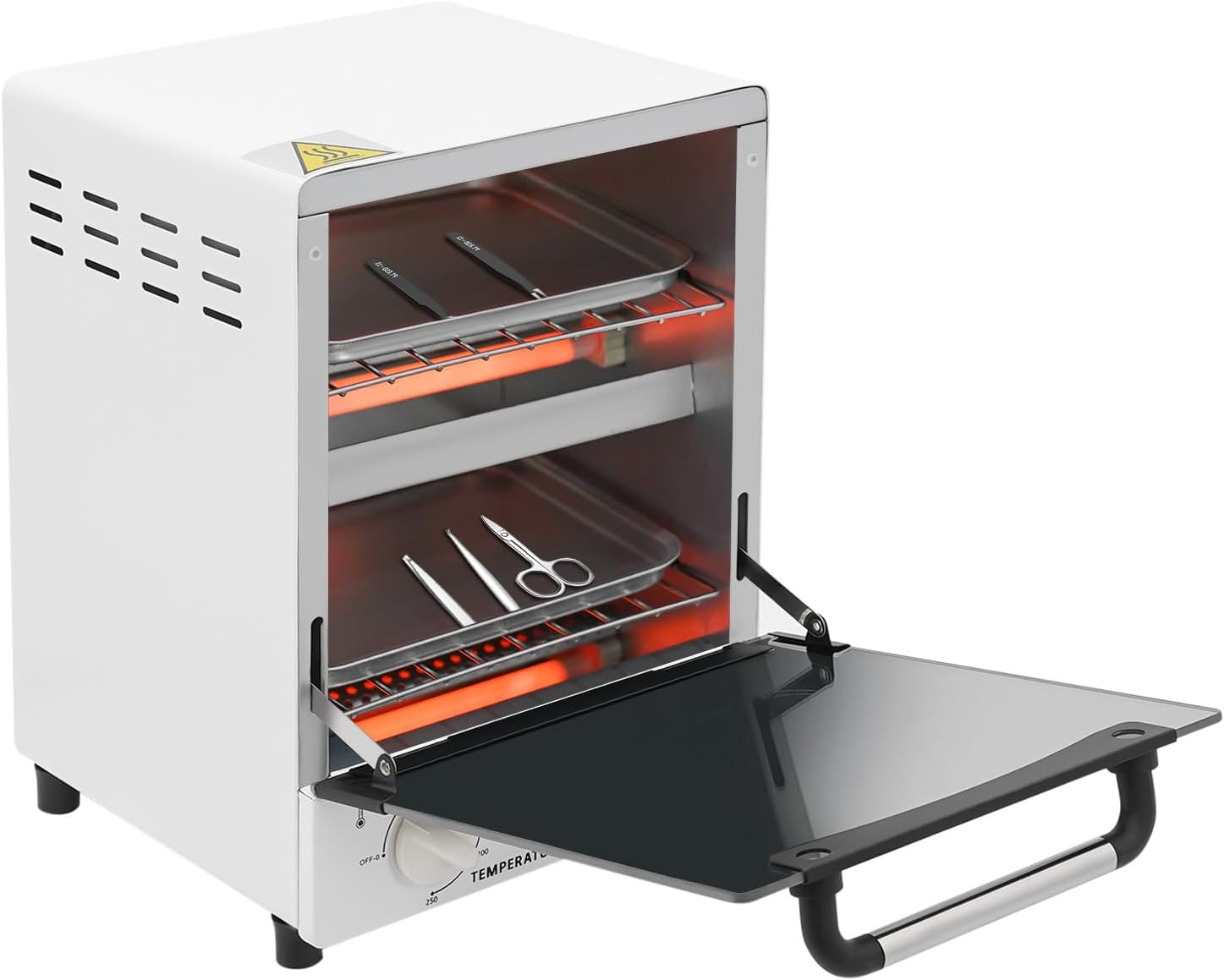 1000W High Temperature Sterilizer, Multi-Function High Temperature Sterilizer Cabinet with Temperature Control & Timer, Nail Tool Cleaning Sterilizer Cabinet